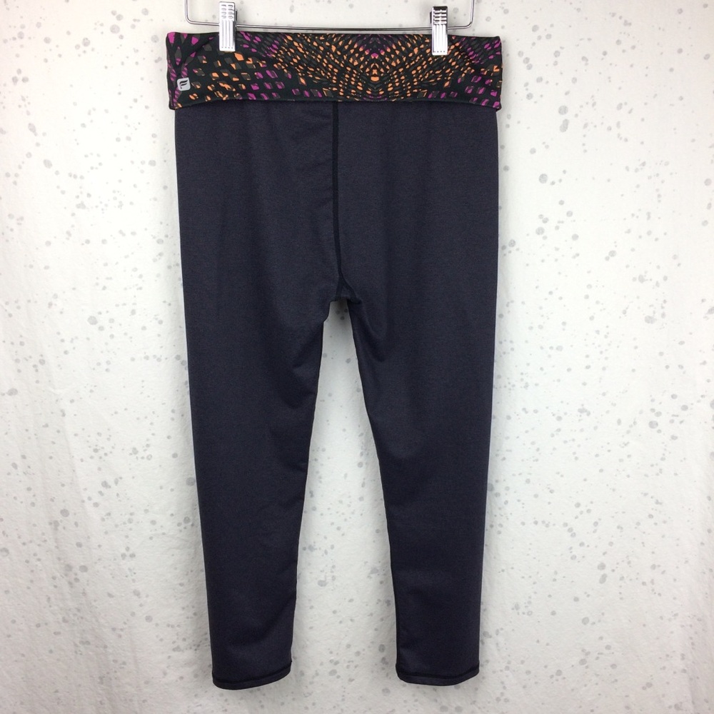 Fabletics Salar Print Capri Fold Over Waist Small - image 2